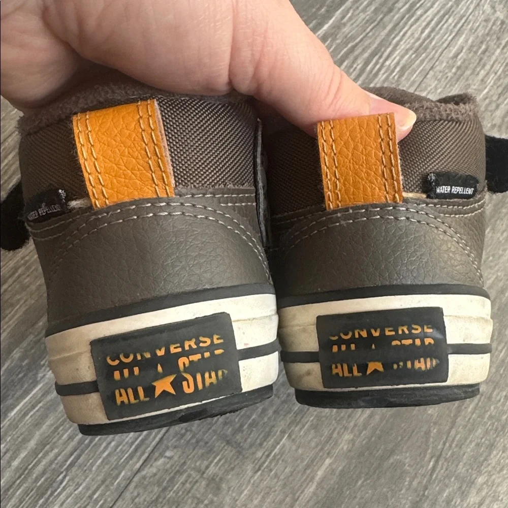 Converse Black and brown Kids Sneakers